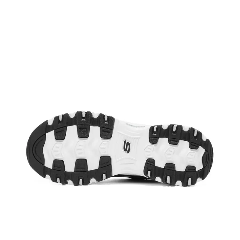 Skechers D'Lites 1.0 'Black White' Women's-4