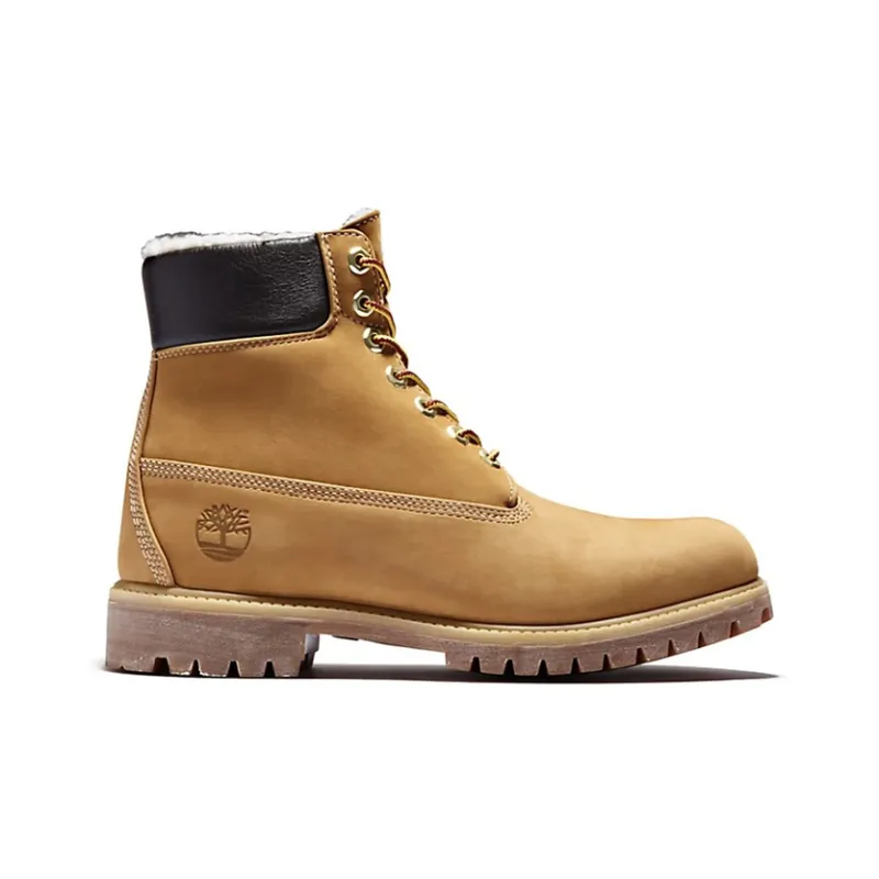 Timberland 6 Inch Premium Waterproof Warm Lined Boot 'Wheat Nubuck'-1