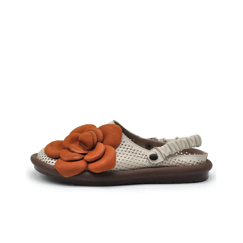 ARTMU Women's Casual Shoes Women's Low Top Ecru Coffee Floral/Beige White Orange Floral/Ecru Green Floral-6