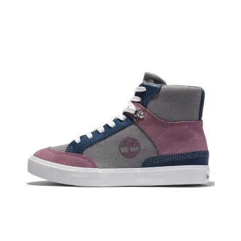 Timberland Skyla Bay Chukka Wear-Resistant Crew Outdoor Boots Women's Gray Blue Purple