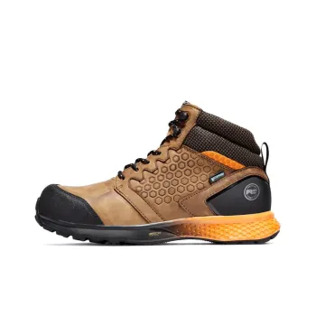 Timberland REAXION Wear-Resistant Short Outdoor Boots Men's Brown Black