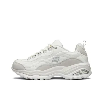 Skechers Premium Clunky Shoes Gray/White Women's