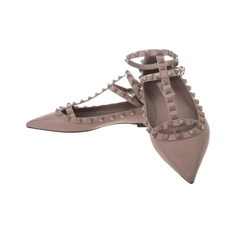 Valentino Rockstud Women's Casual Shoes Women's Pink-3