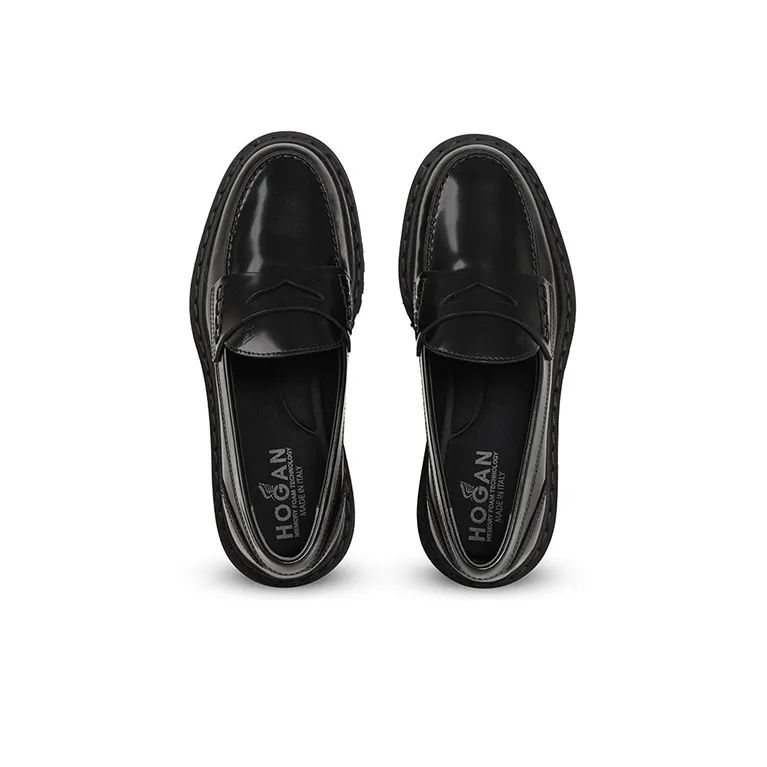 HOGAN Classic Slip On Loafers Women's-4