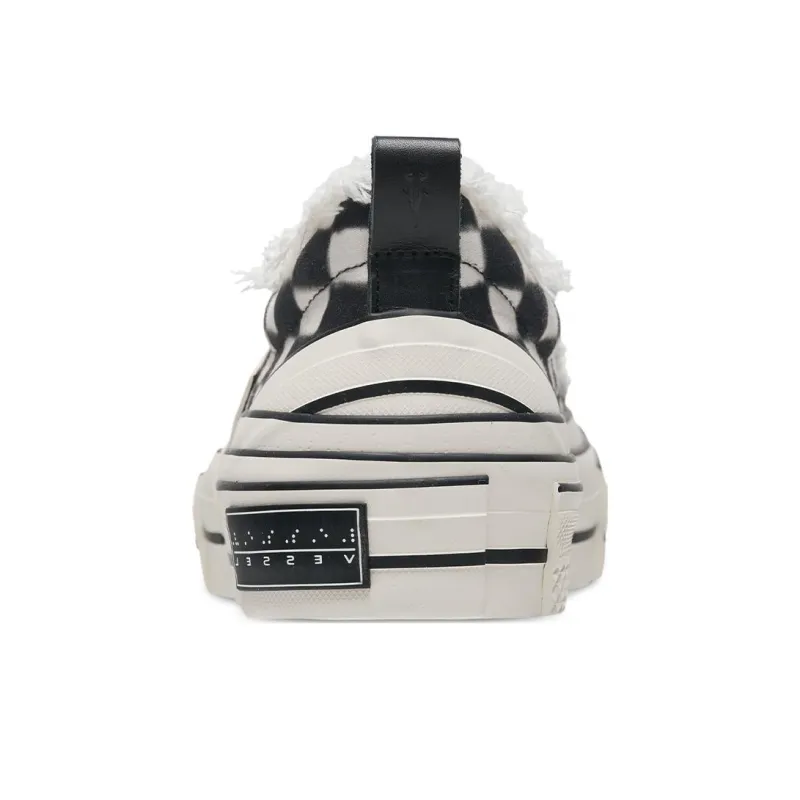 VESSEL G.O.P. LOWS PIXEL Anti Slip Wear Resistant Low Top Canvas Shoes Unisex Black White-4