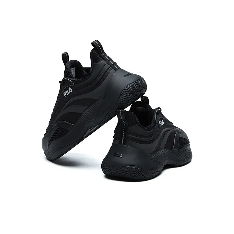 FILA FUSION Fila Ray 2 Low Top Clunky Shoes Black-4