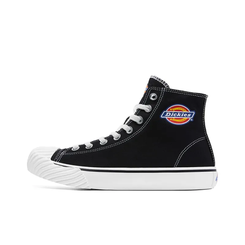 Dickies Canvas Shoes Unisex High Top Black-0