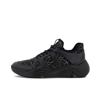 Ecco Tide Fun Anti Slip Wear Resistant Low Top Chunky Sneakers Men's Black