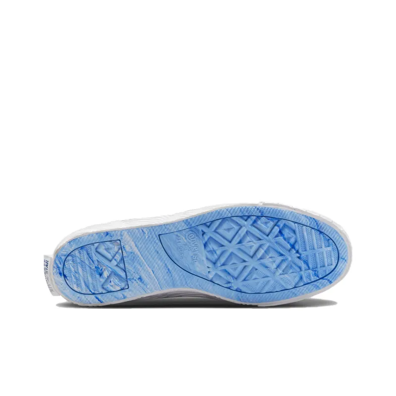 Converse Chuck Taylor All Star Colour Pop Anti Slip Wear Resistant High Top Canvas Shoes Unisex White Blue-4