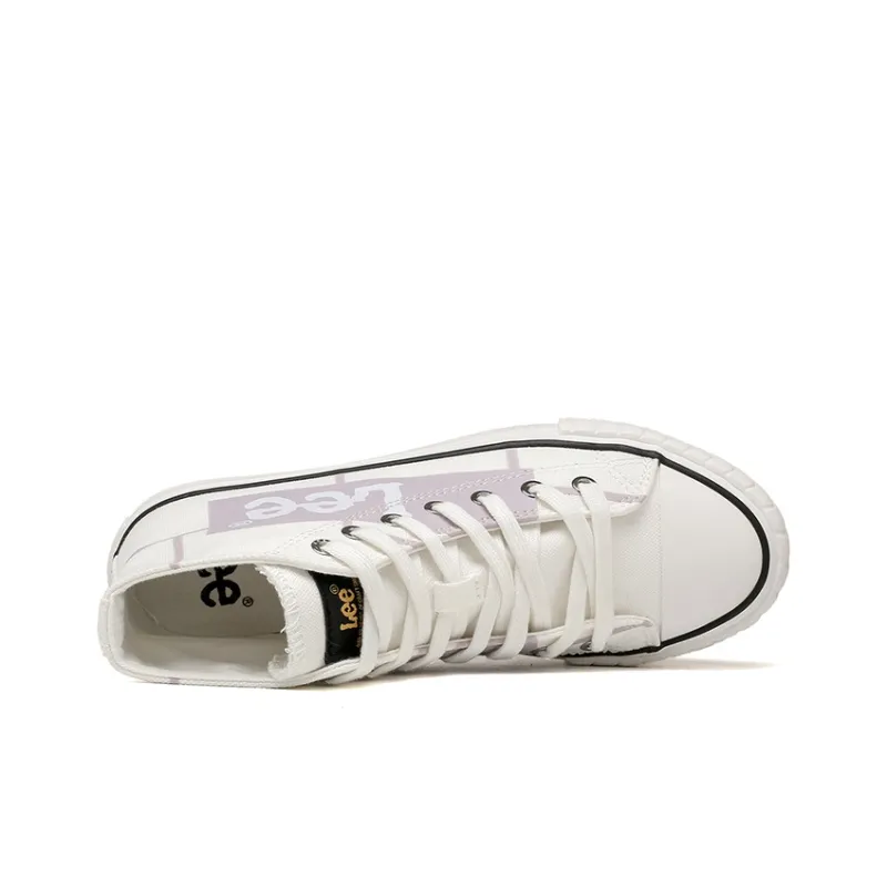 Lee Breathable Lightweight Balance High Top Canvas Shoes Women's Purple-3
