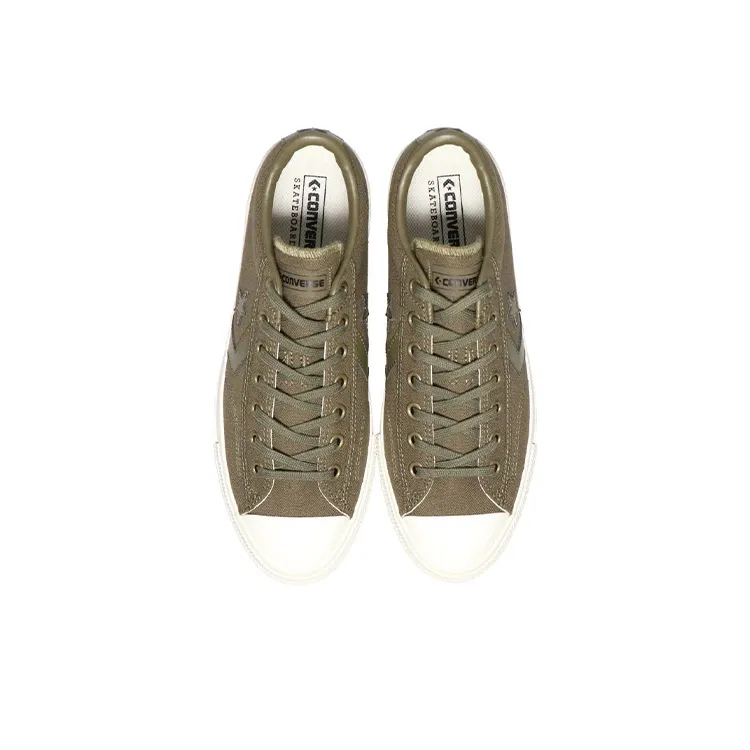 Converse Breakstar Sk Cv Ox Olive Anti-Slip Wear-Resistant Low-Top Canvas Shoes Unisex Green White Japan Version-3