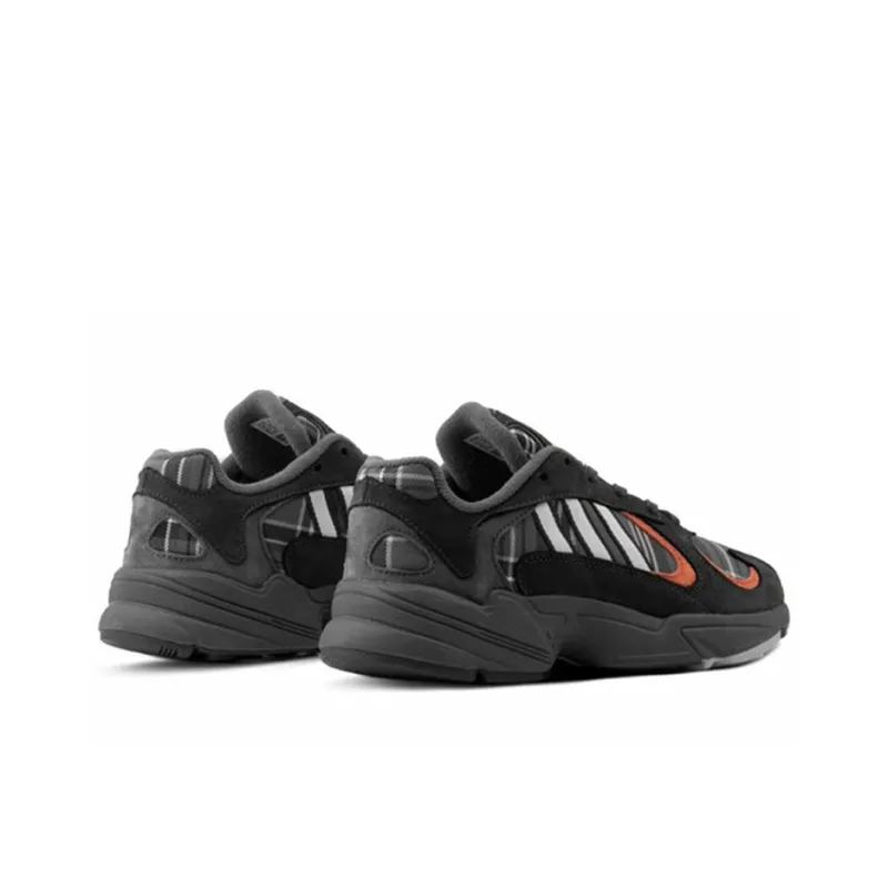 Adidas Yung 1 Orange Plaid-3