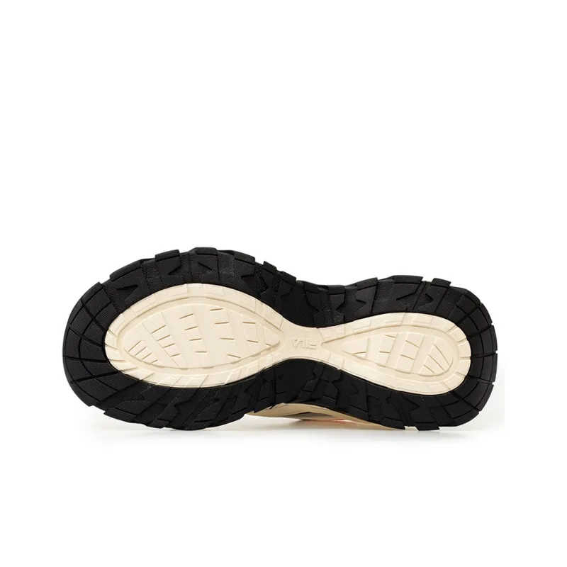 FILA FUSION Fila Flatform Chunky Shoes White/Orange Women's-5