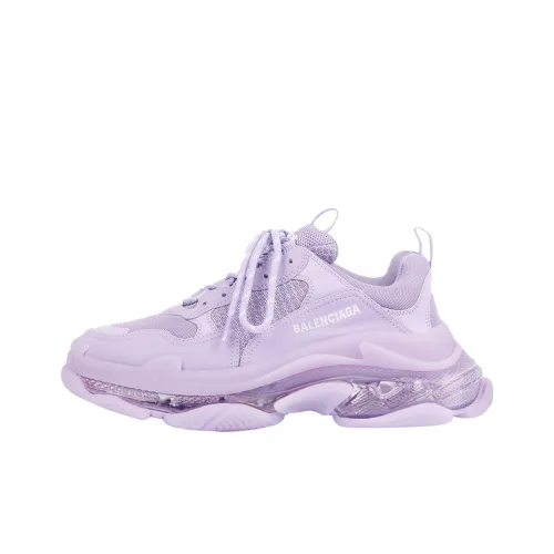 Balenciaga Triple S Clear Sole Purple Women's