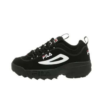 FILA Disruptor 2 Low Top Daddy Shoes Black/White