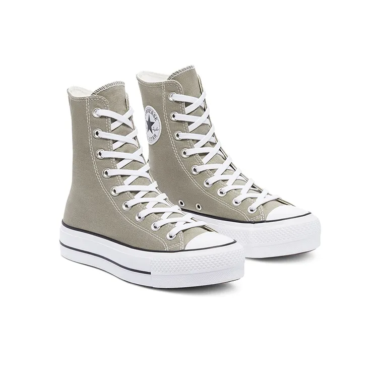 Chuck Taylor All Star Converse Extra High Platform 'Light Field Surplus'-2