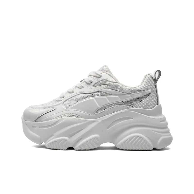 PACO GIL Chunky Sneakers Women's Low Top White-0