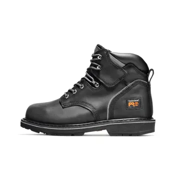 Timberland Pro Pit Boss 6 Inch Steel Toe Boot 'Black Oiled Nubuck'