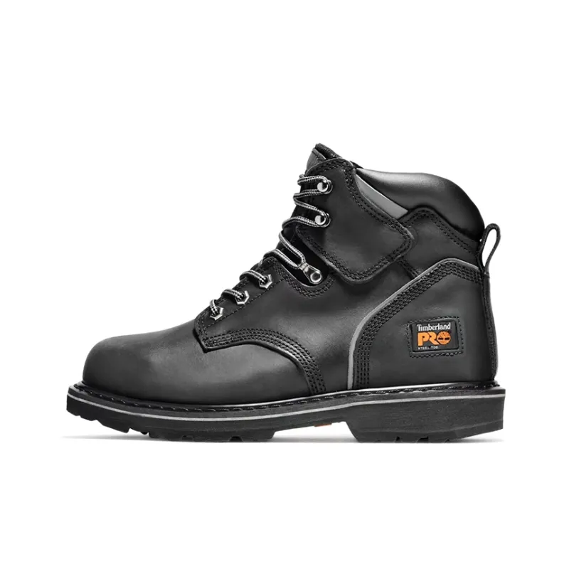 Timberland Pro Pit Boss 6 Inch Steel Toe Boot 'Black Oiled Nubuck'-0
