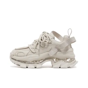 VITTORIO VENTURA Low Top Chunky Sneakers Women's Dusty Gray