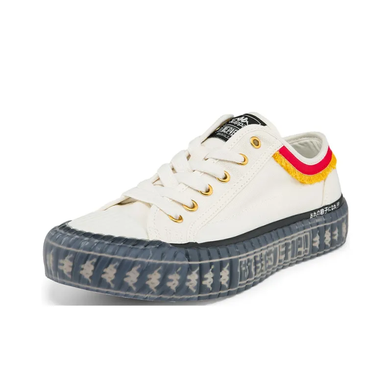 One Piece X x Kappa Lightweight Low Top Canvas Shoes Unisex White-1
