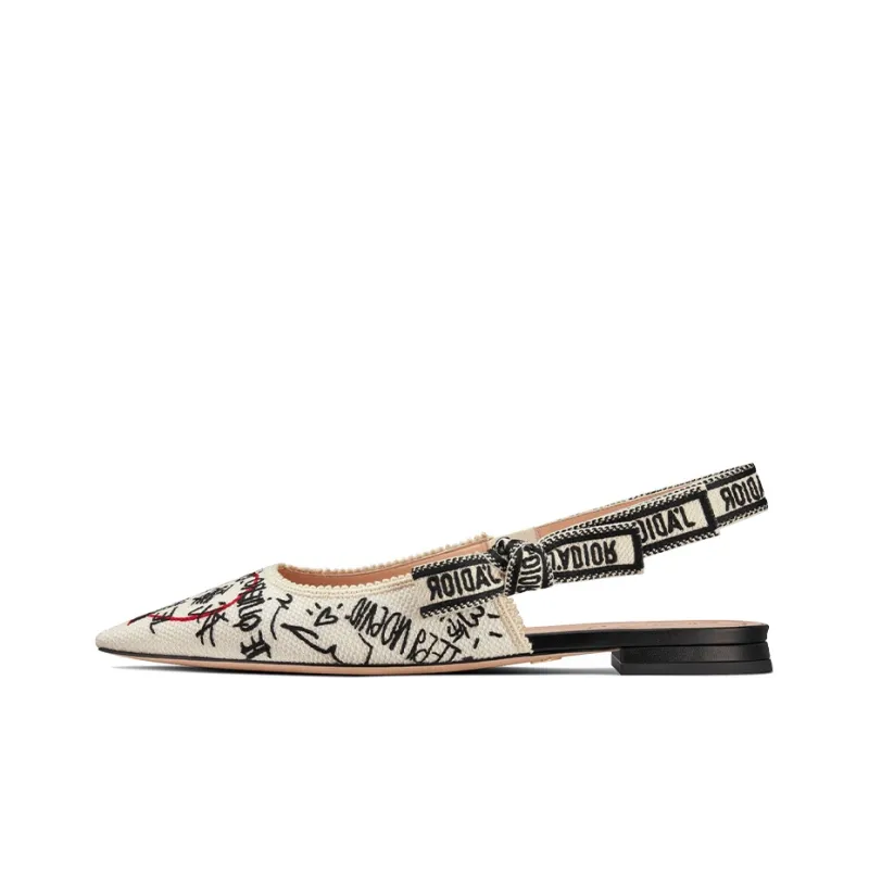 DIOR J'Adior Casual Single Shoes Women's Beige-0