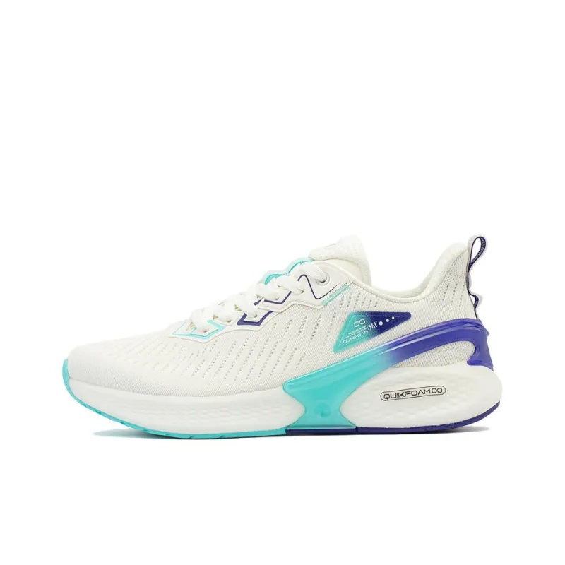 361° Slip Resistant Low Top Running Shoes Men's White Blue-0
