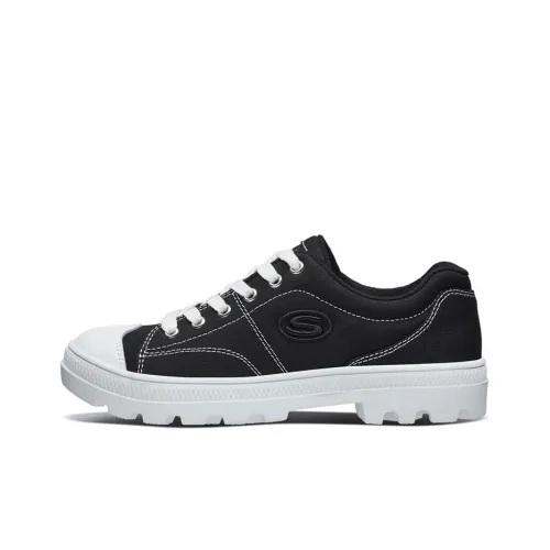 Skechers Roadies Canvas Shoes Women's Low-Top Black