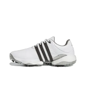 Adidas Tour360 22 Boost Golf Shoes 'Cloud White Black Silver Metallic'