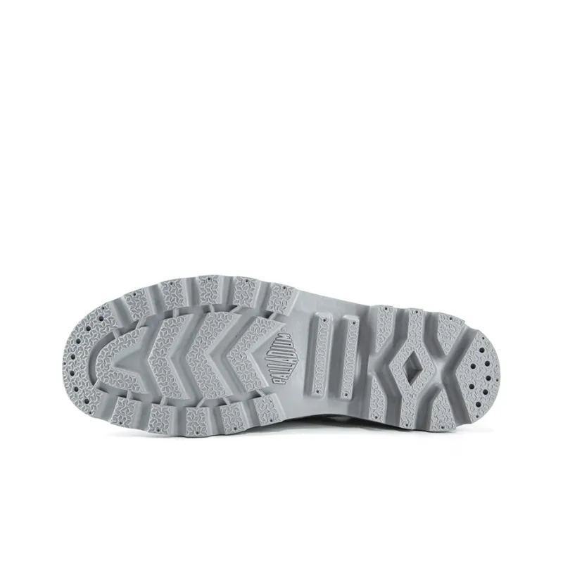 Palladium Pampa Canvas Shoes Unisex High Top Cloud Burst Gray-4