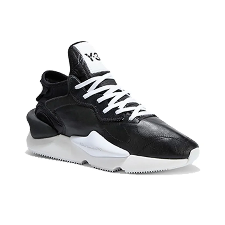 Adidas Y 3 Kaiwa Black White Black Heel-2