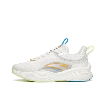 Anta Anti Slip Wear Resistant Low Top Chunky Sneakers Men's Ivory White