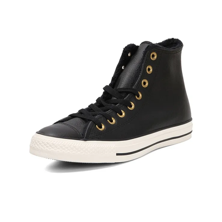 Converse Chuck Taylor All Star 'Black Leather Gold'-2