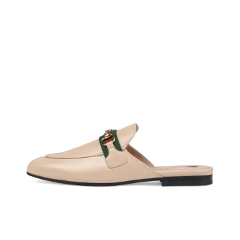 GUCCI Princetown Wrap-toe Slippers Women's Pink