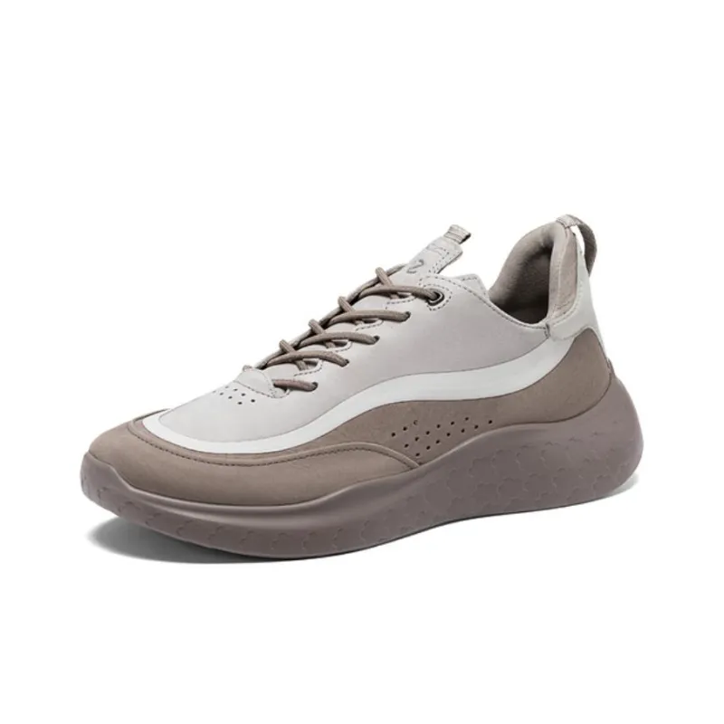 Ecco Yue Dong Low Top Chunky Sneakers Men's Taupe-1
