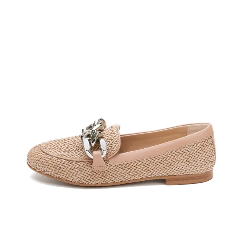 Casadei Chain-link Woven Loafers