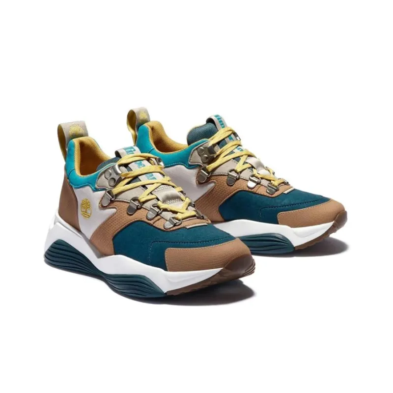 Timberland Emerald Bay Mixed Media Sneakers 'Teal Multi Color' Women's-1