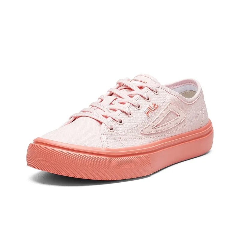 FILA Sail Anti Slip And Wear Resistant Breathable Low Top Canvas Shoes Women's Quartz Rose-1
