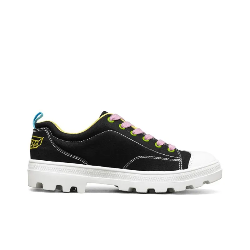 Skechers Jeremyville X Skechers Roadies Low Top Canvas Shoes Black Women's-1