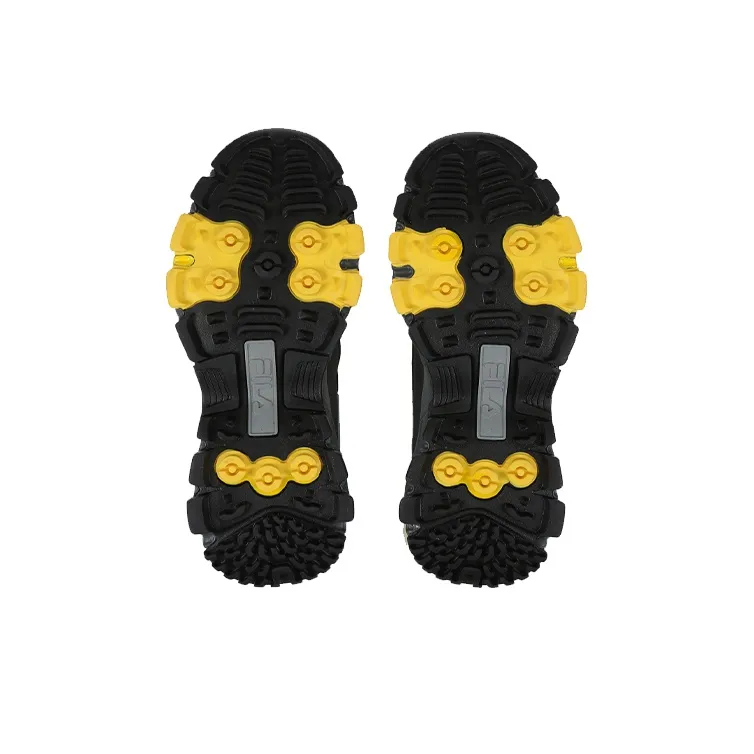 FILA Raid Chunky Sneakers Unisex Low Top White/Black/Yellow-4