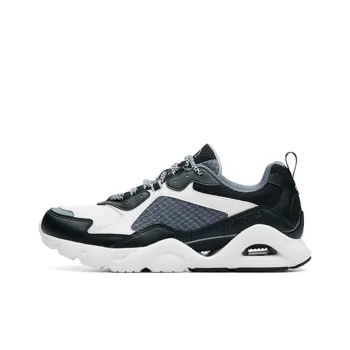 Anta Cushioning Anti Slip And Wear Resistant Low Top Chunky Sneakers Women's Black Blue