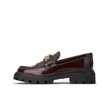 TOD'S Logo Plaque Chunky Loafers Women's