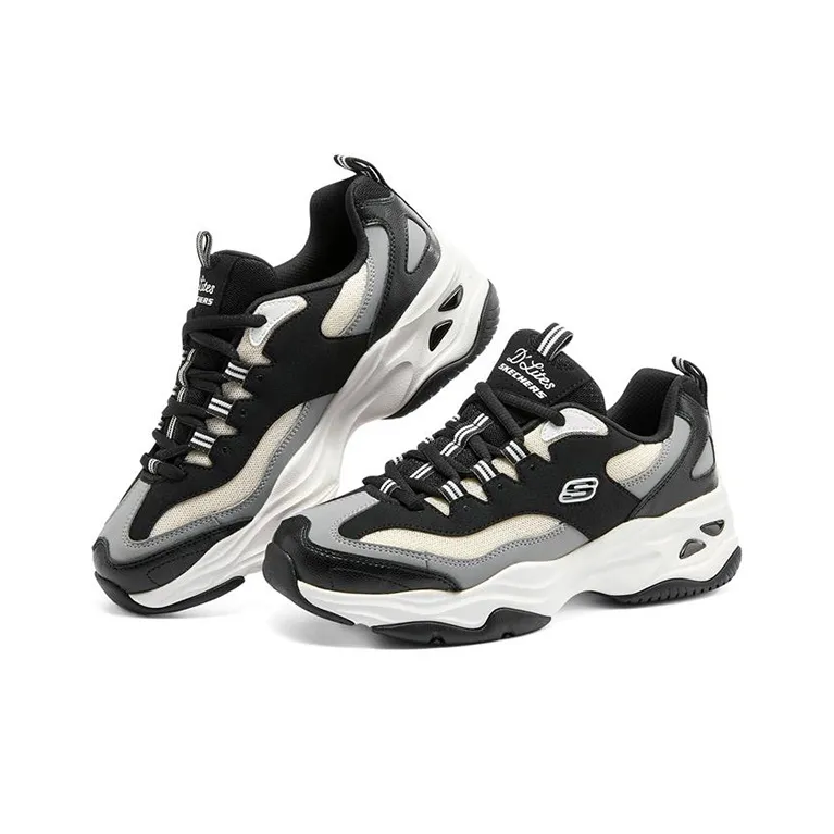 Skechers D'lites 4.0 'Grey Black' Women's-2