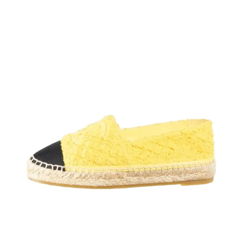 CHANEL Casual Single Shoes Women's Yellow-0