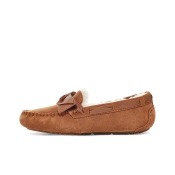 UGG Dakota Leather Bow Brown Women's