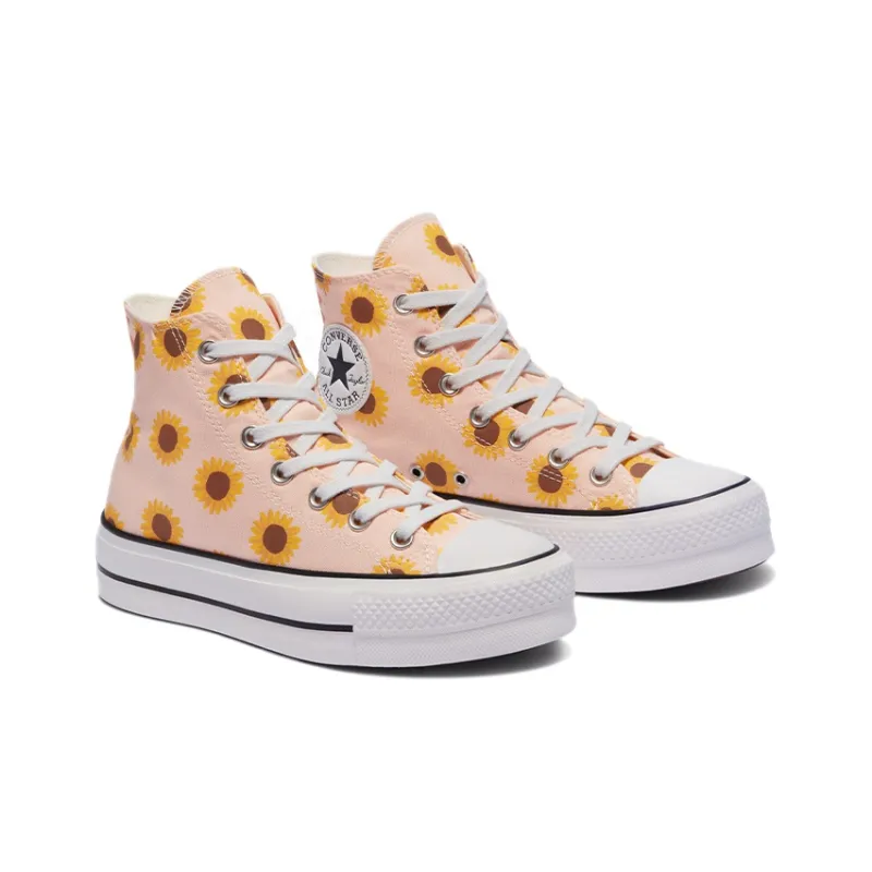 Converse Women's Chuck Taylor All Star Lift High 'Summer Spirit Sunflower Season' Women's-2