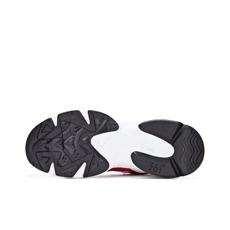 361° Chunky Sneakers Men Low Top White/Red-3