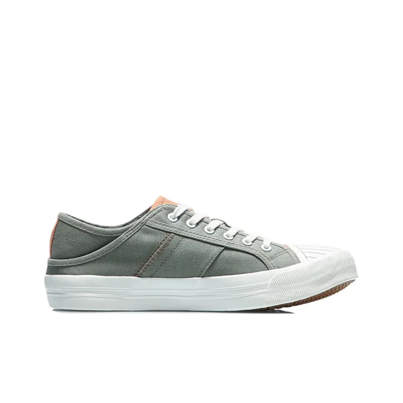 LINING Cookie Canvas Shoes Men Low Top Blue Grass Green/Pheasant Umber-1