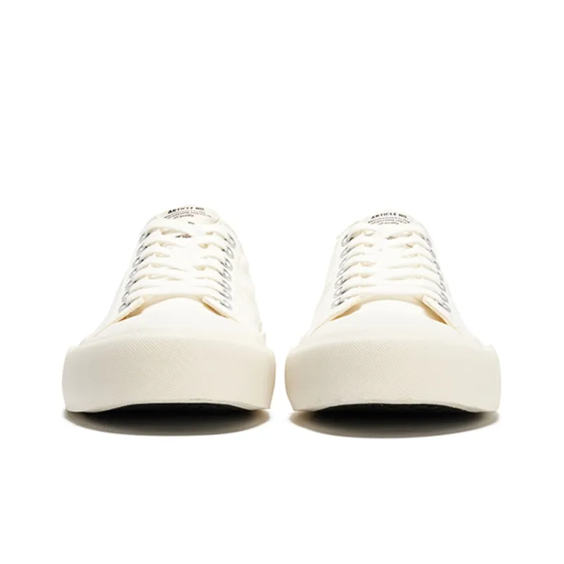 ARTICLE NO. Canvas Shoes Unisex Low Top Ecru-3