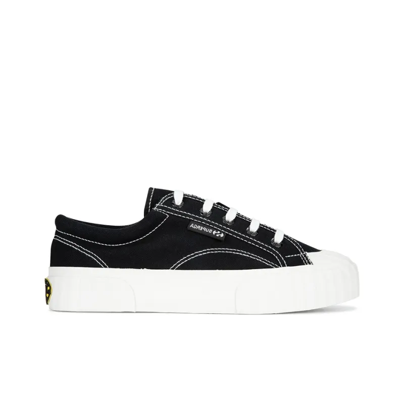 SUPERGA Canvas Shoes Unisex Low Top Black-1